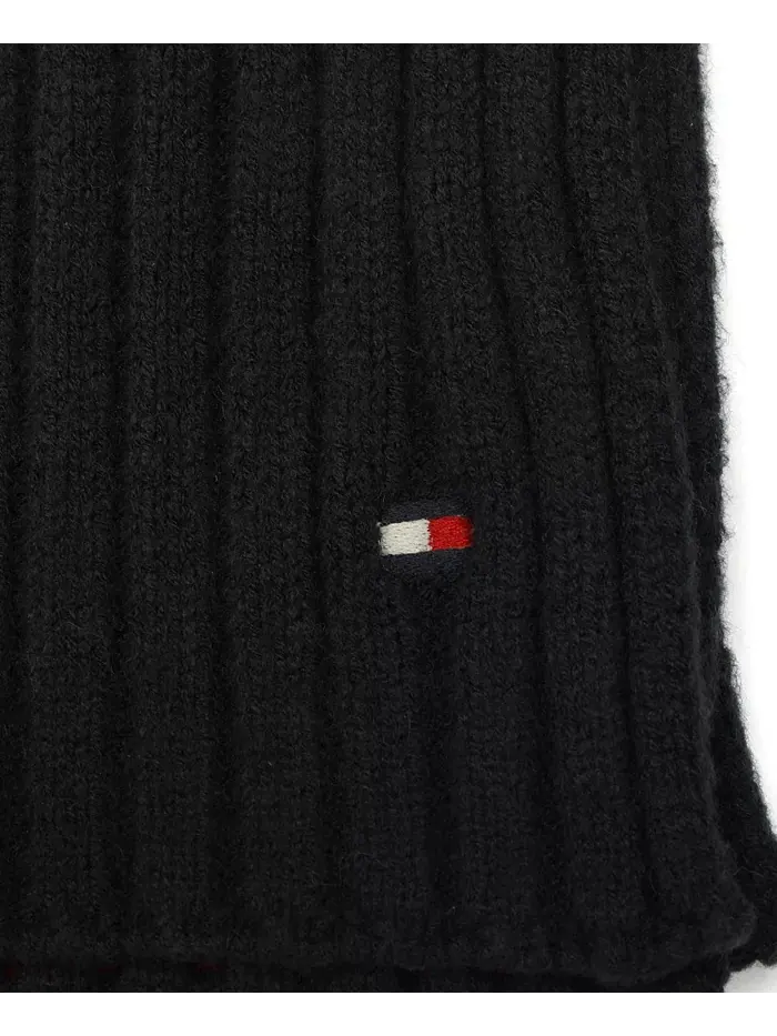 Мужской комплект из 2 предметов: шапка-бини с широкой резинкой и шарф Global Stripe Tommy Hilfiger — изображение 4 из 6