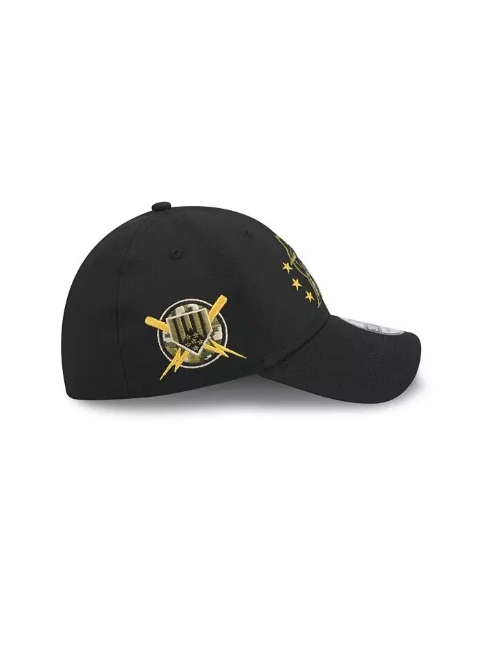 Мужская черная гибкая кепка Miami Marlins ко Дню вооруженных сил 2024 39THIRTY New Era — изображение 6 из 7, черный