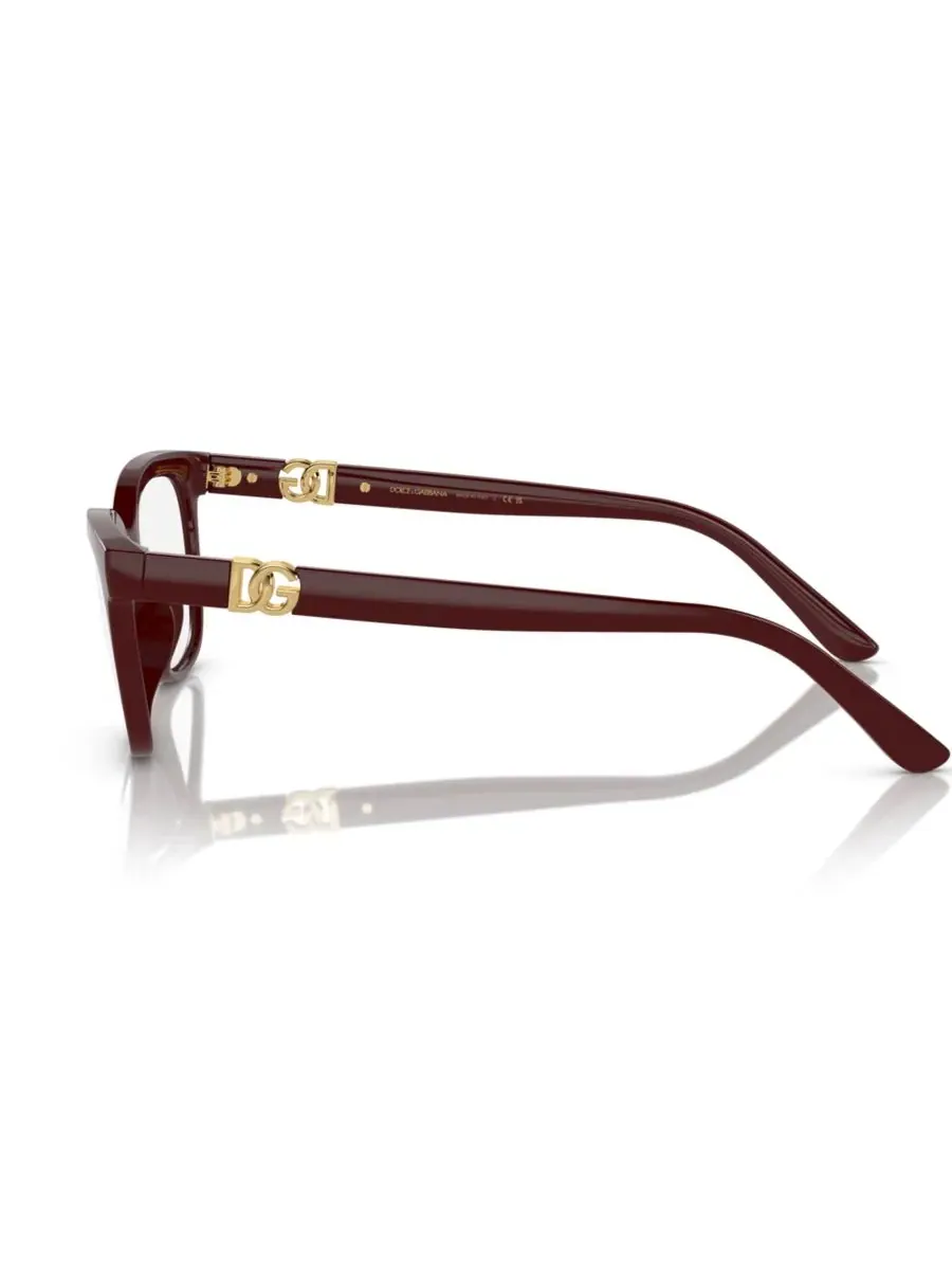Женские очки-бабочки Dolce Gabbana, DG5106U Dolce&Gabbana — изображение 3 из 6, бордо
