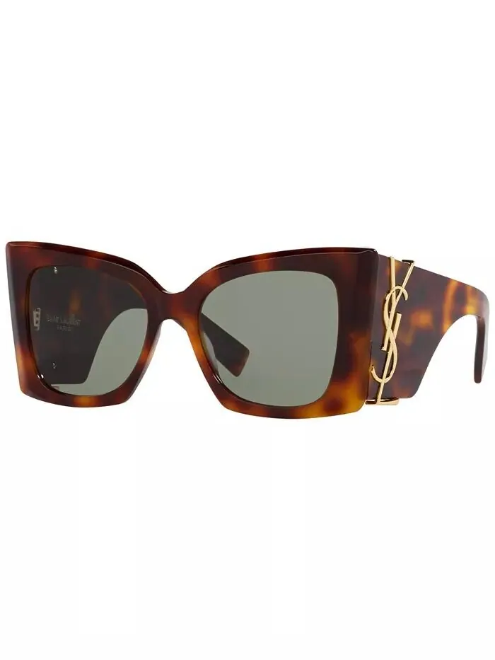 Женские солнцезащитные очки Blaze, SL M119 Saint Laurent — изображение 1 из 10, коричневый