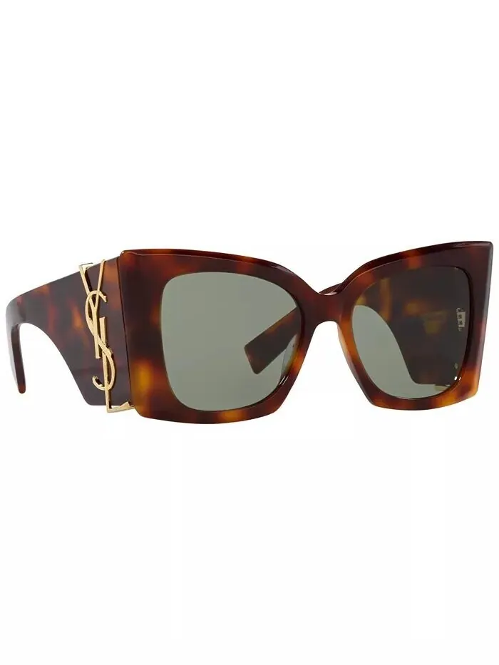 Женские солнцезащитные очки Blaze, SL M119 Saint Laurent — изображение 4 из 10, коричневый
