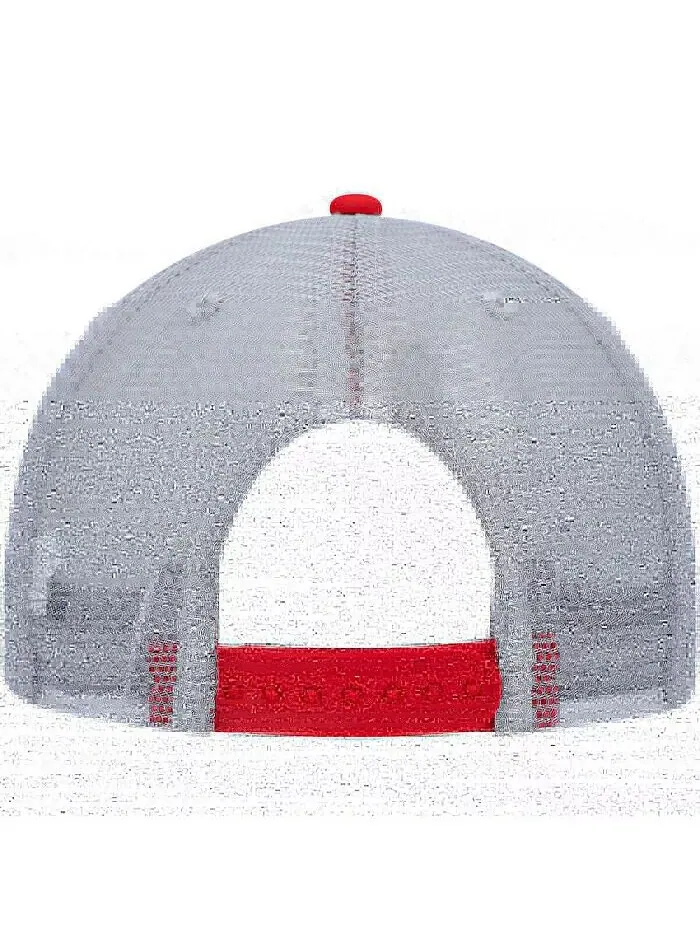 Мужская алая, серая шляпа Rutgers Scarlet Knights Snapback Colosseum — изображение 4 из 4, серый