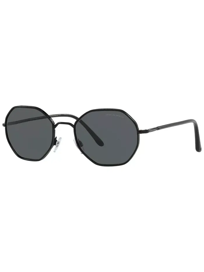 Мужские солнцезащитные очки, AR6112J 52 Giorgio Armani — изображение 1 из 3, черный