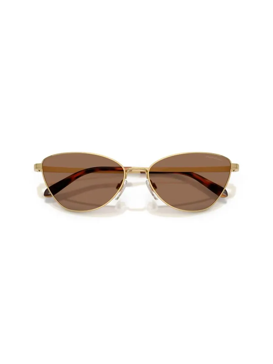 Женские прямоугольные солнцезащитные очки, RL7093 Ralph Lauren — изображение 4 из 5, золотистый