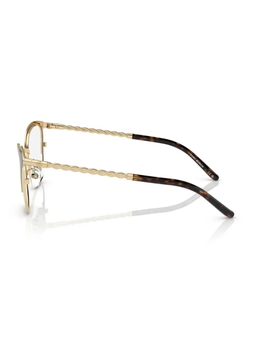 Женские квадратные очки, TY1076 Tory Burch — изображение 4 из 6, светлый золотистый