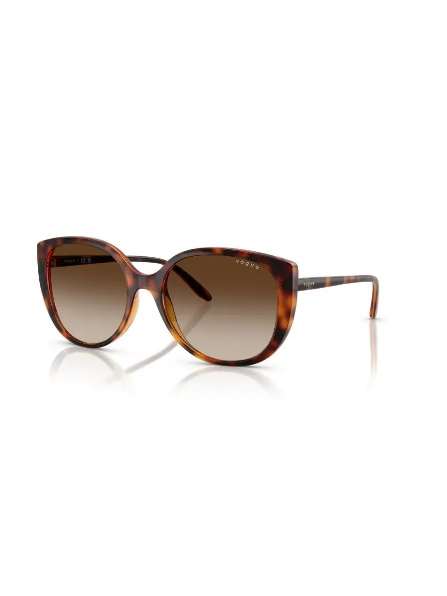Женские солнцезащитные очки «Бабочка», VO5623S Vogue Eyewear, темно-havana — изображение 1 из 7, коричневый