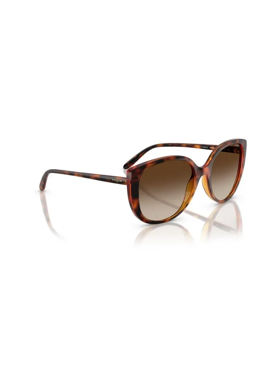 Женские солнцезащитные очки «Бабочка», VO5623S Vogue Eyewear, темно-havana — изображение 6 из 7, коричневый