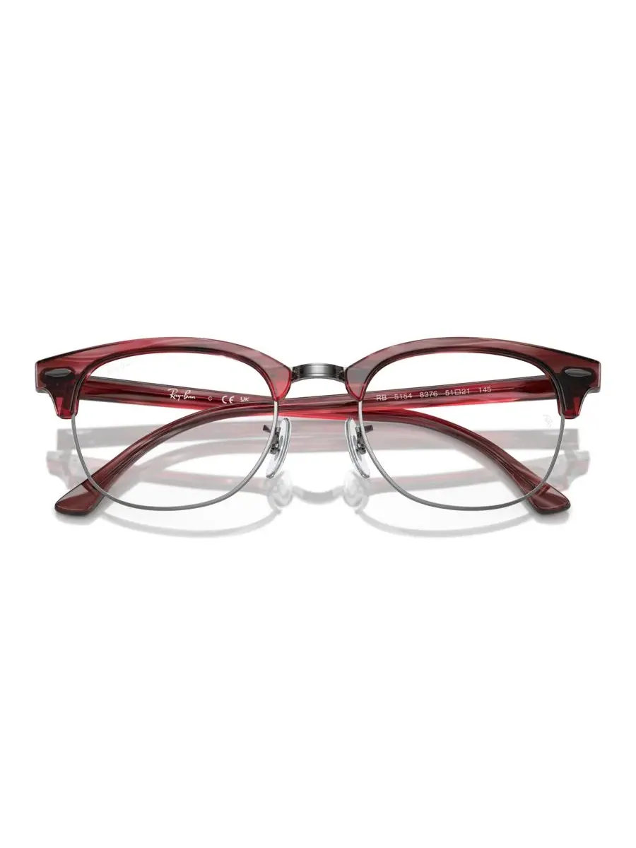 Очки квадратные Clubmaster Optics RB5154 Ray-Ban — изображение 9 из 9, коричневый