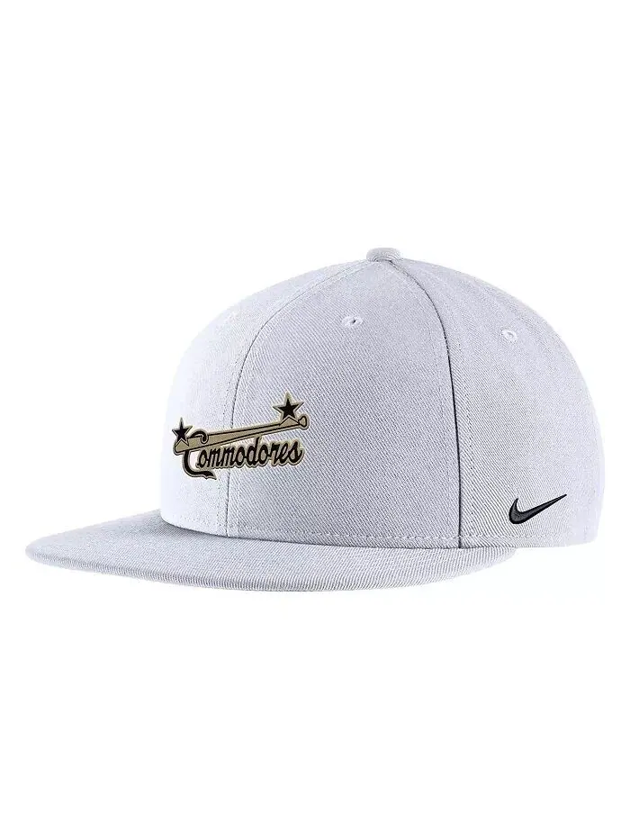 Мужская белая кепка Vanderbilt Commodores Vault Pro Snapback Nike — изображение 1 из 2, белый