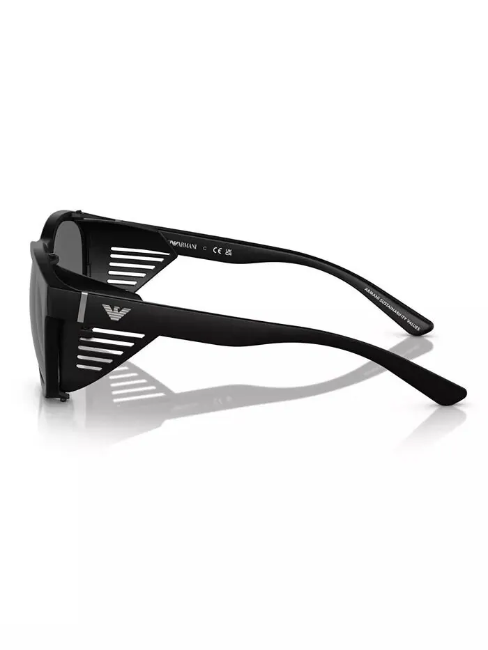 Мужские солнцезащитные очки EA4216U Emporio Armani — изображение 3 из 6, черный