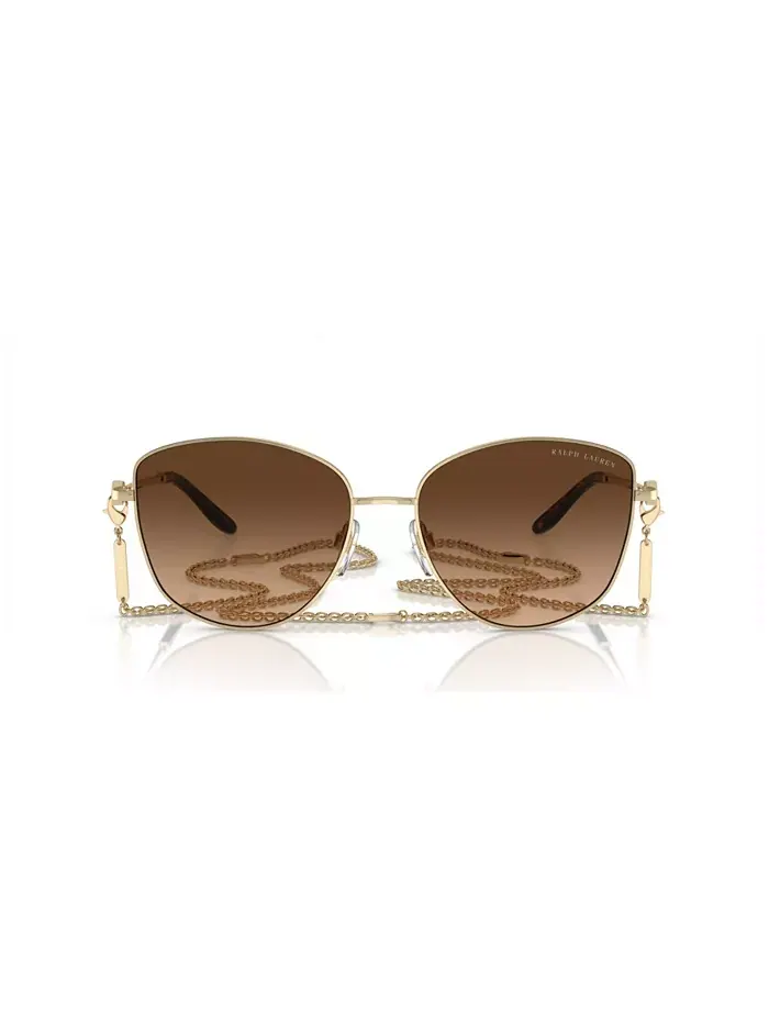 Женские солнцезащитные очки The Vivienne, градиентные RL7079 Ralph Lauren — изображение 2 из 6, бледный золотистый