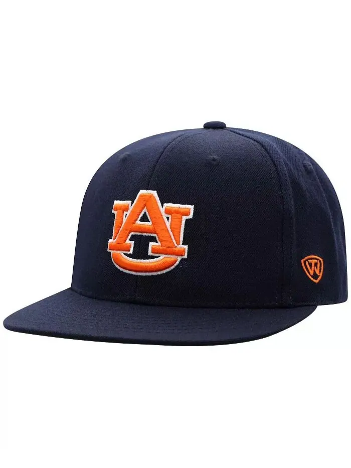 Мужская темно-синяя кепка цвета команды Auburn Tigers Top of the World — изображение 1 из 4