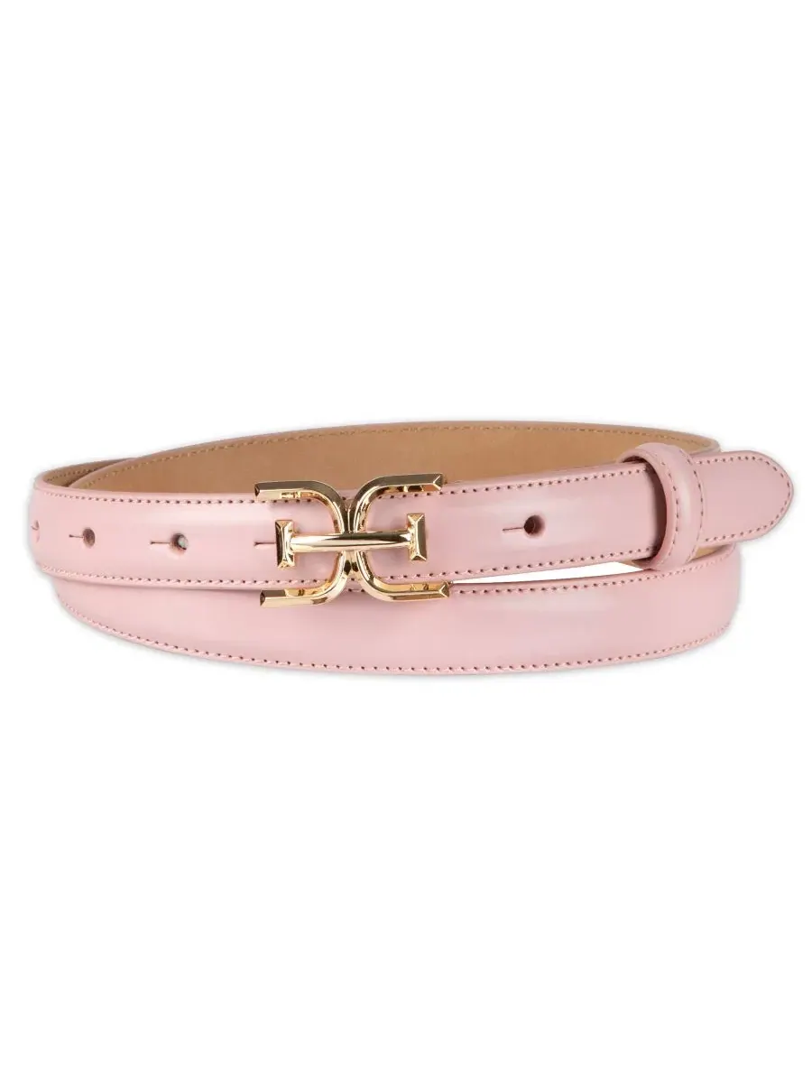 Женский ультратонкий пояс с пряжкой и логотипом Double-E Sam Edelman