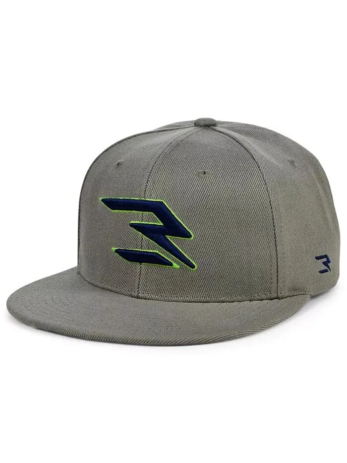 Мужская серая, темно-синяя модная кепка Snapback с регулируемой застежкой Nike 3BRAND by Russell — изображение 1 из 4
