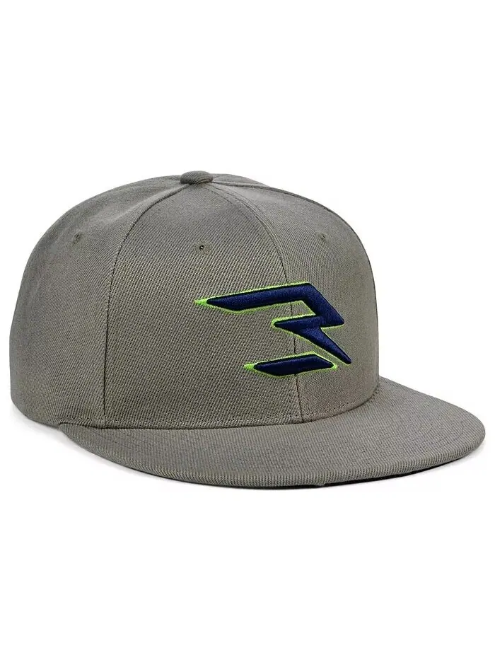 Мужская серая, темно-синяя модная кепка Snapback с регулируемой застежкой Nike 3BRAND by Russell — изображение 3 из 4