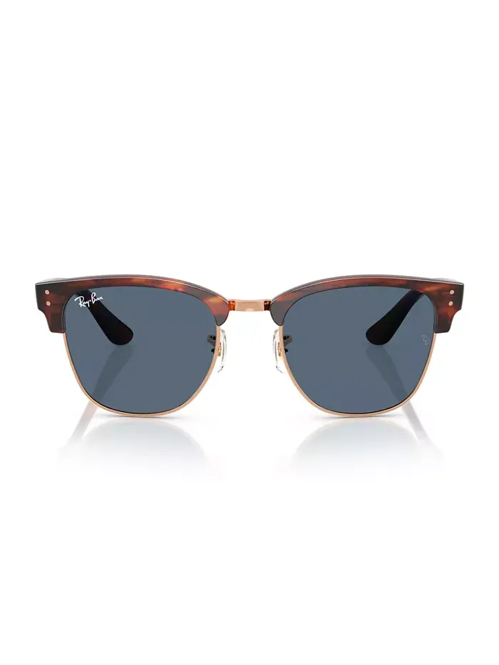 Унисекс солнцезащитные очки Clubmaster Reverse, RBR0504S Ray-Ban — изображение 2 из 7, золотистый