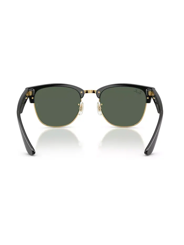 Унисекс солнцезащитные очки Clubmaster Reverse, RBR0504S Ray-Ban — изображение 7 из 7, золотистый