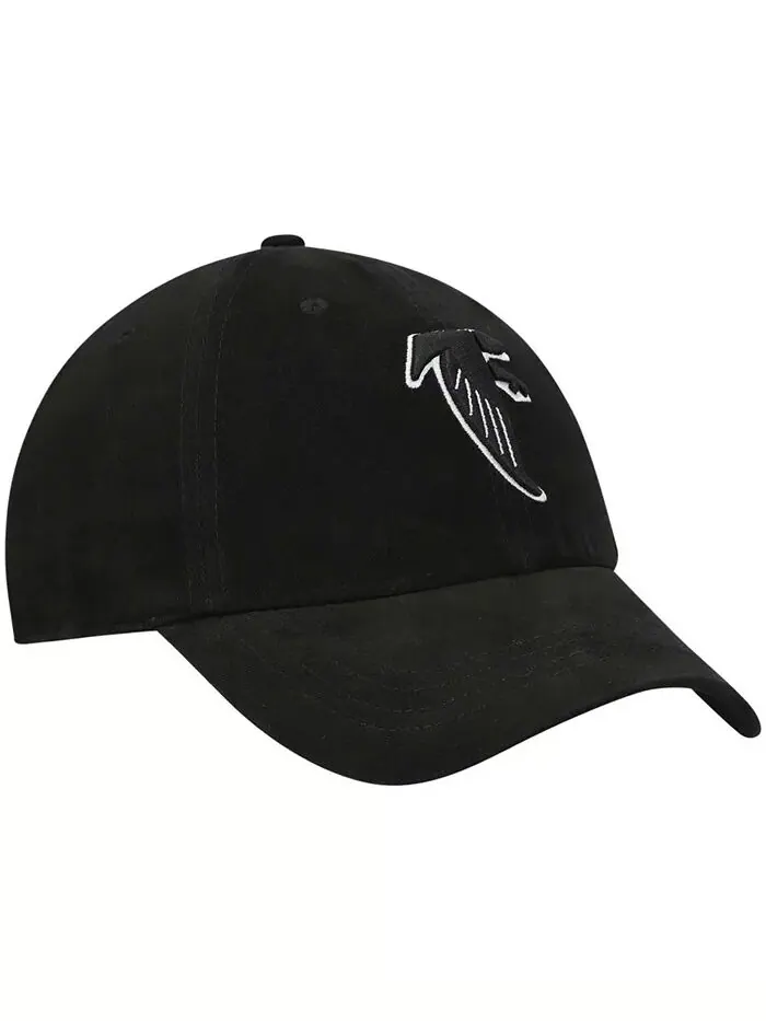 Женская черная кепка Atlanta Falcons Miata Clean Up Legacy Adjustable '47 Brand — изображение 3 из 4