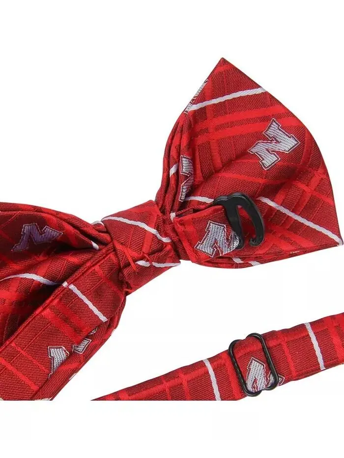 Мужской оксфордский галстук-бабочка Scarlet Nebraska Huskers Eagles Wings — изображение 2 из 2, алый