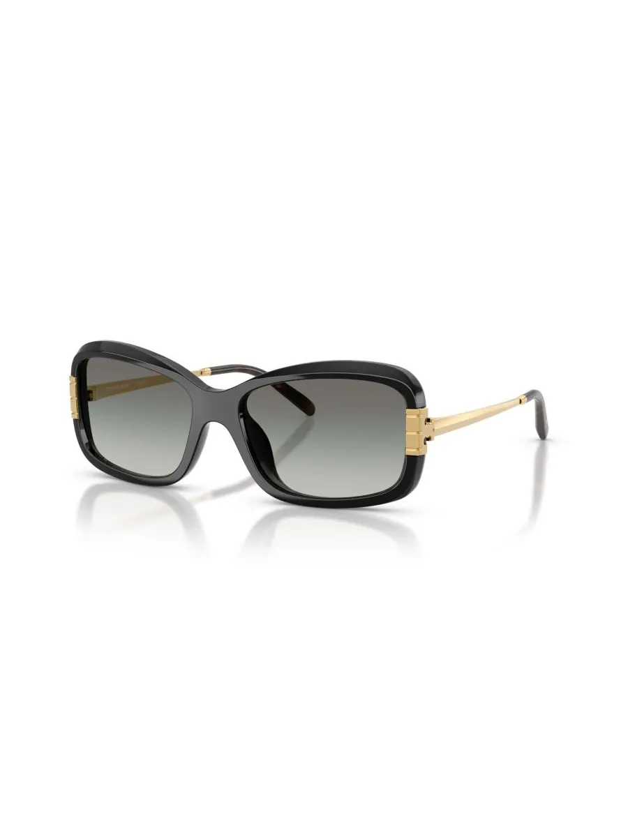 Женские прямоугольные солнцезащитные очки, TY9077U Tory Burch — изображение 1 из 6, черный
