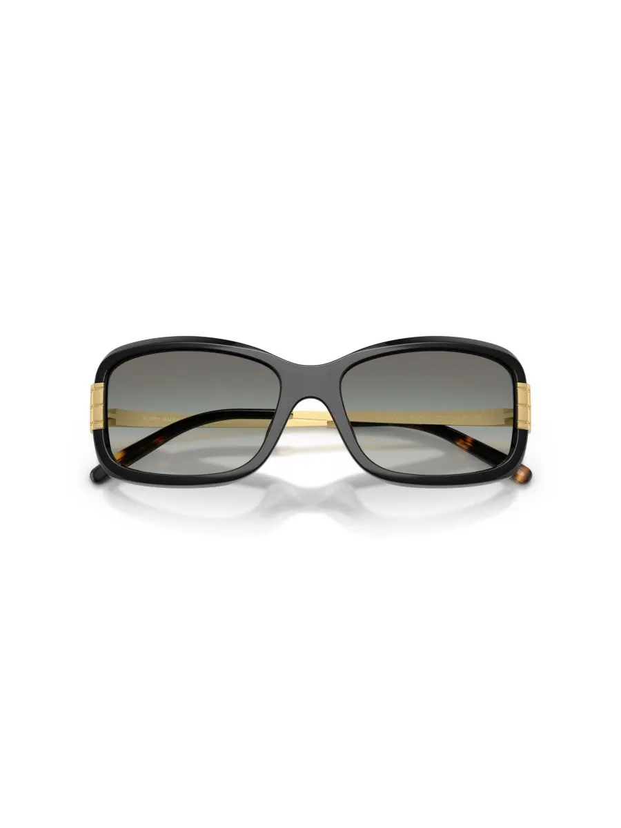 Женские прямоугольные солнцезащитные очки, TY9077U Tory Burch — изображение 5 из 6, черный
