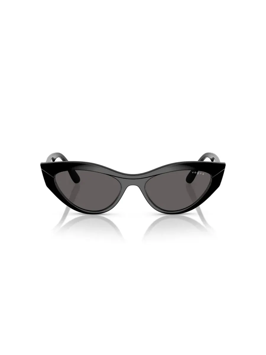 Женские солнцезащитные очки «кошачий глаз», VO5637SU Vogue Eyewear — изображение 2 из 7, черный