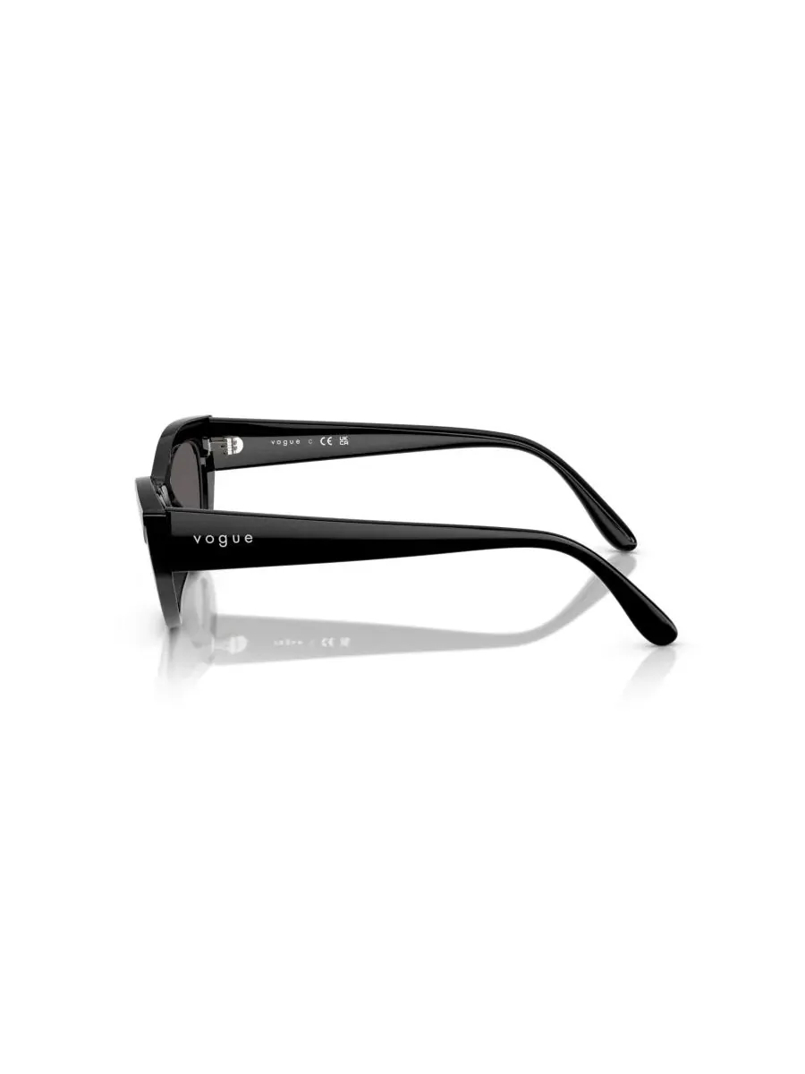Женские солнцезащитные очки «кошачий глаз», VO5637SU Vogue Eyewear — изображение 3 из 7, черный