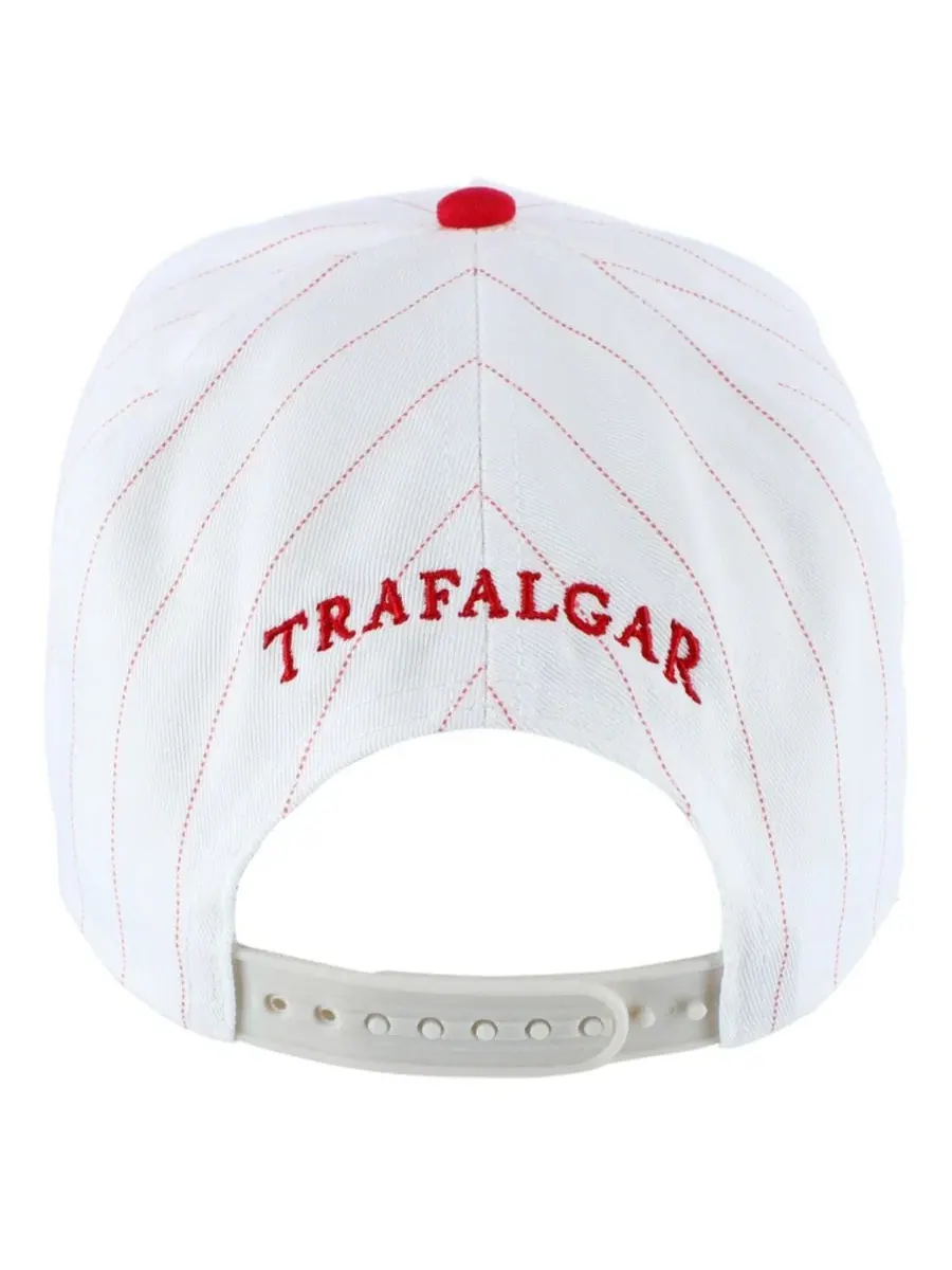 Мужская бейсболка в полоску "All American Dad" Trafalgar — изображение 3 из 3, красный