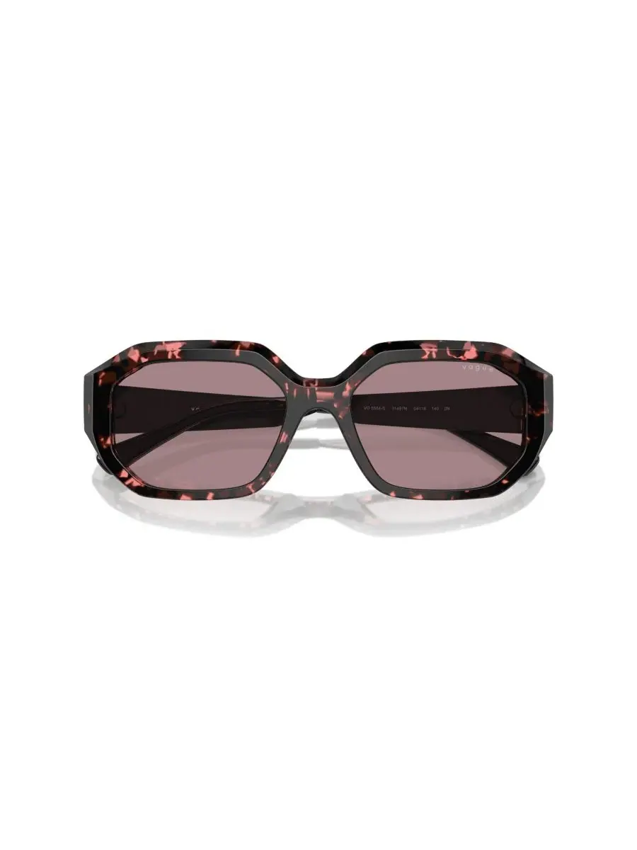Женские солнцезащитные очки с геометрическим рисунком, VO5554S Vogue Eyewear — изображение 5 из 6, красный