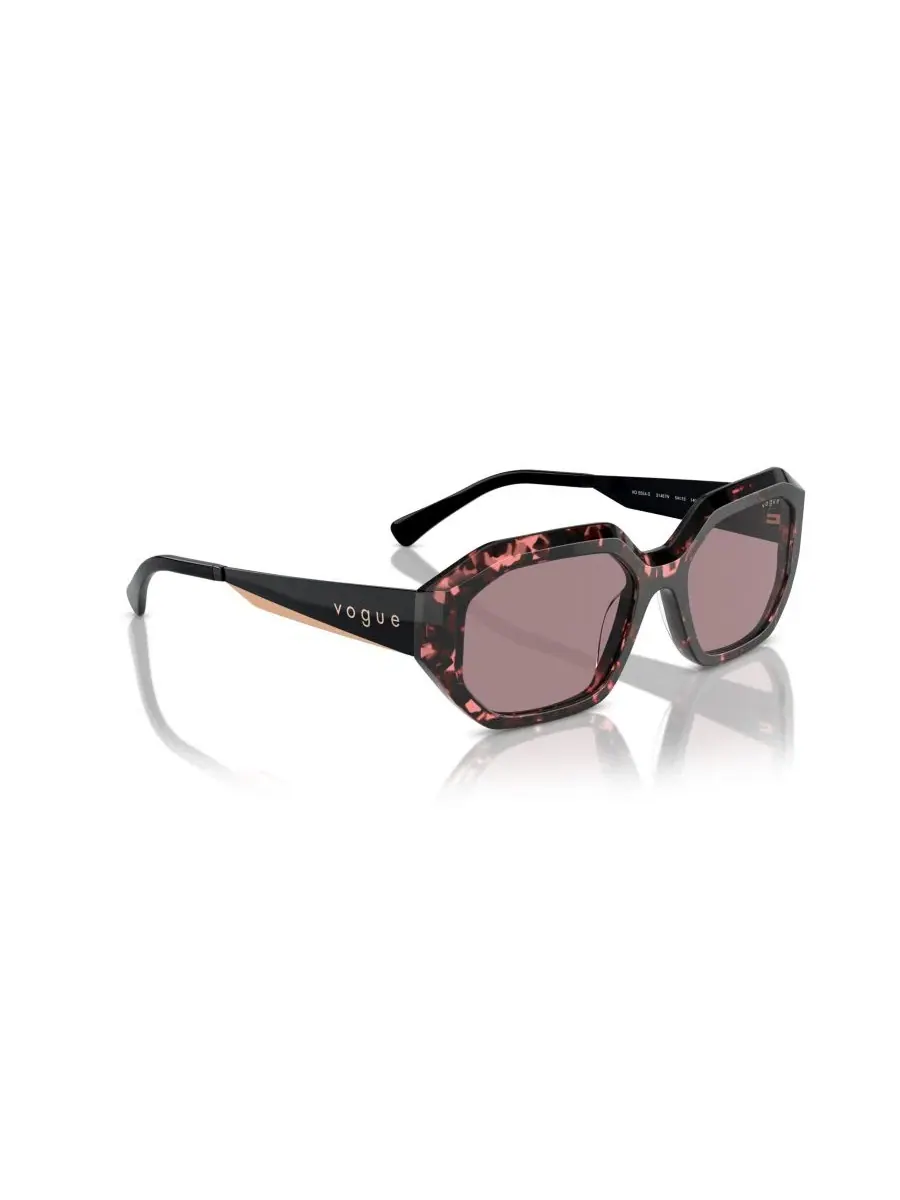 Женские солнцезащитные очки с геометрическим рисунком, VO5554S Vogue Eyewear — изображение 6 из 6, красный