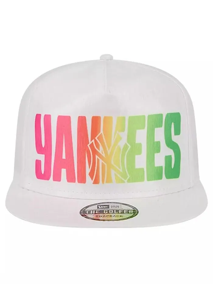 Мужская белая кепка для гольфа New York Yankees Spring Spectrum Snapback New Era — изображение 4 из 4, белый