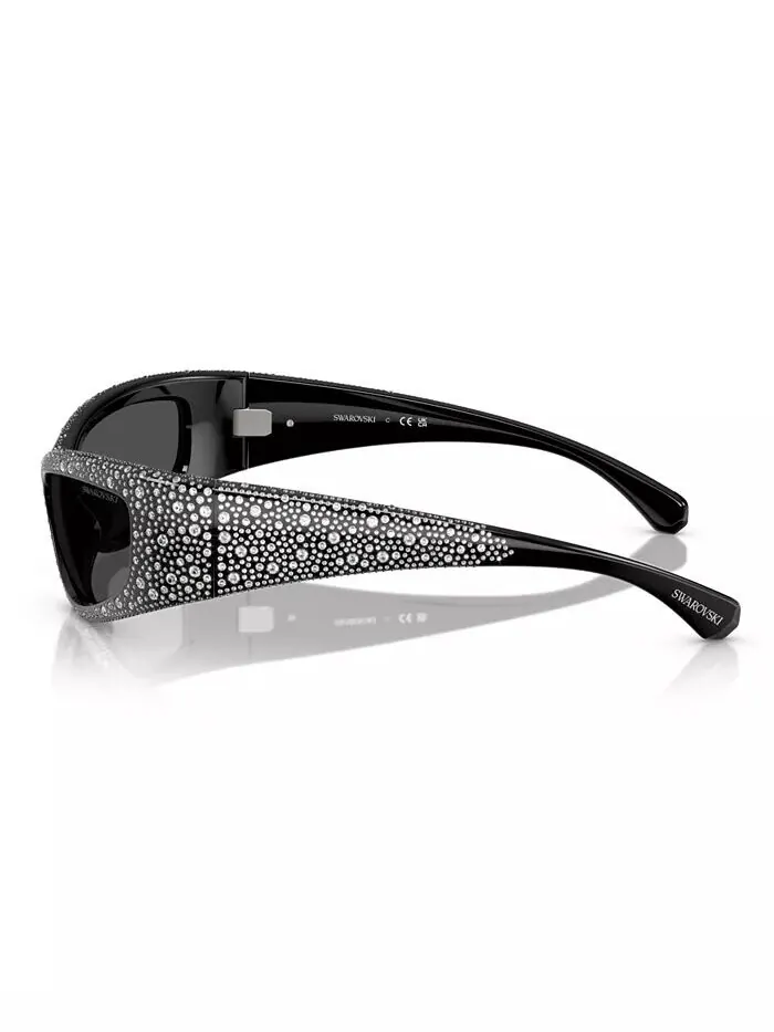 Женские солнцезащитные очки SK6027 Swarovski — изображение 3 из 6, черный