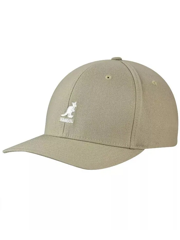 Мужские шерстяные бейсболки Flexfit Бейсбольные и спортивные кепки Kangol — бежевый