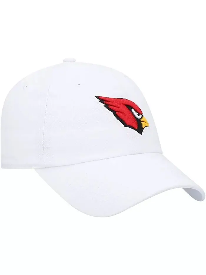Женская белая регулируемая кепка с логотипом Arizona Cardinals Miata Clean Up '47 Brand — изображение 3 из 4, белый
