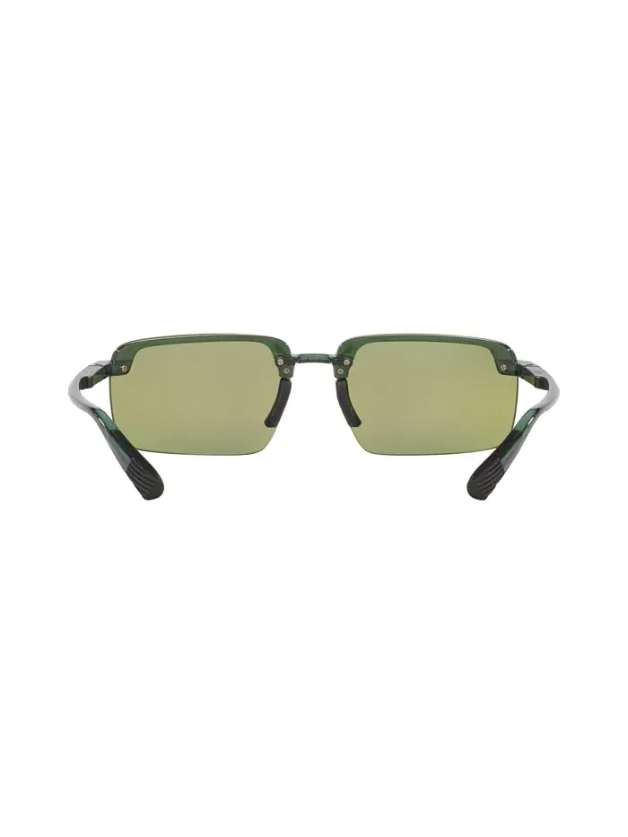 Унисекс поляризованные солнцезащитные очки Laulima, модель MJ000749 Maui Jim — изображение 4 из 5, зеленый