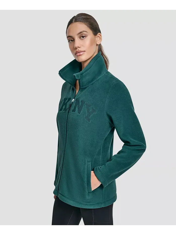 Женская бейсболка с молнией и логотипом Dkny — изображение 2 из 4, зеленый
