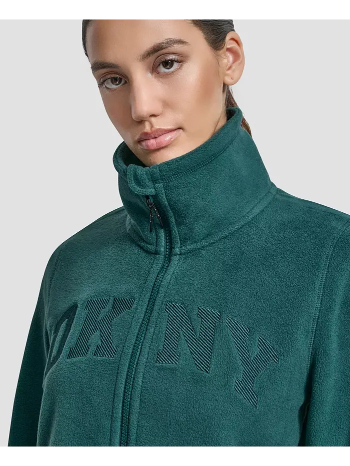 Женская бейсболка с молнией и логотипом Dkny — изображение 3 из 4, зеленый