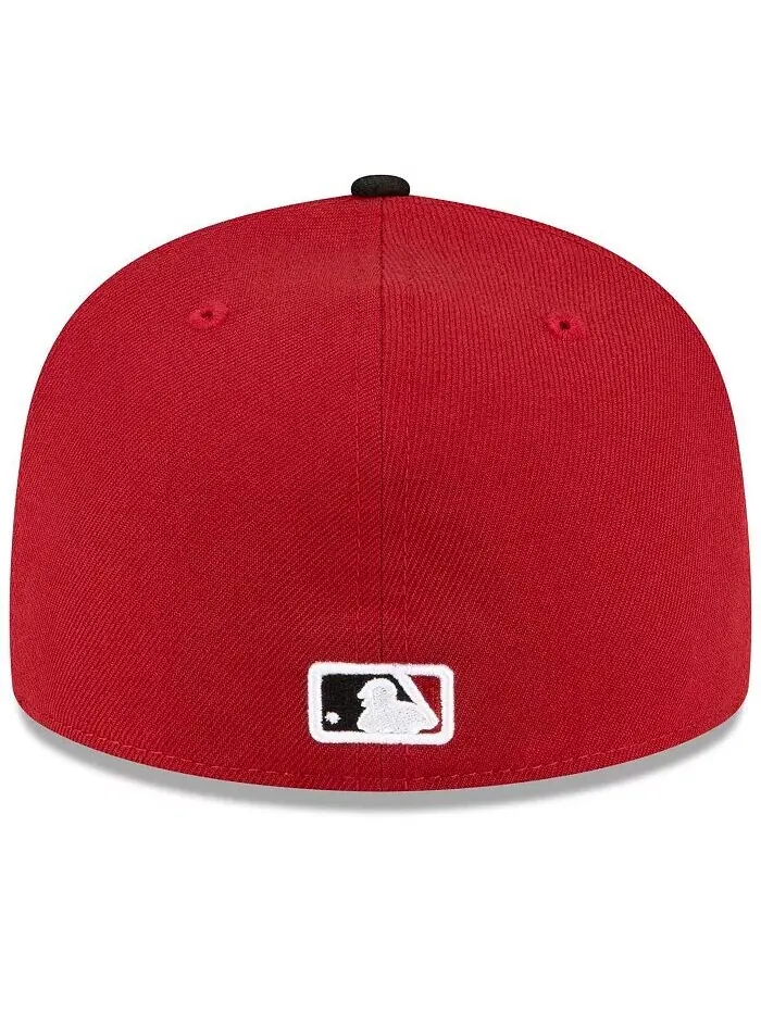 Мужская красно-черная шляпа Arizona Diamondbacks Home Authentic Collection On-Field 59FIFTY New Era — изображение 3 из 4
