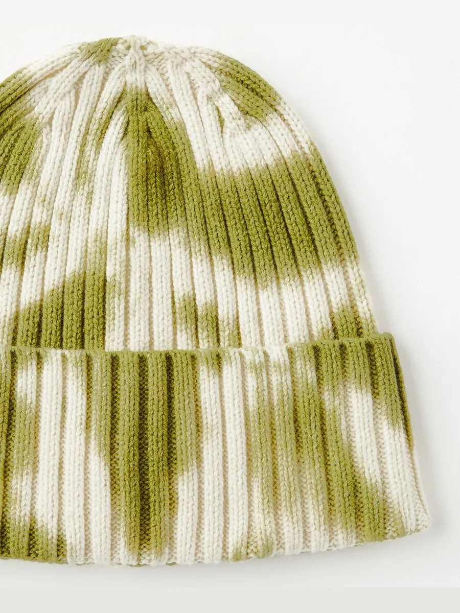 Мужская высокая шапка-бини COTTON ON — изображение 3 из 3, зеленый
