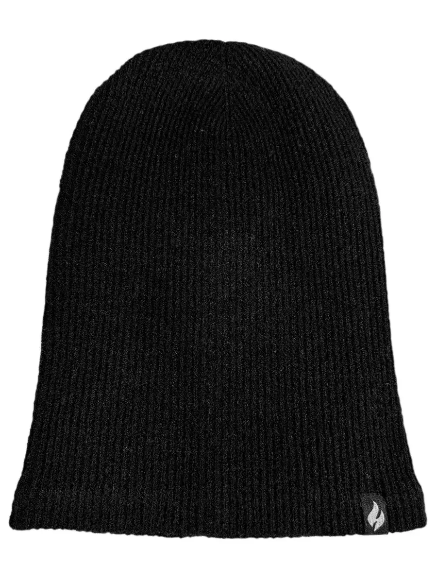 Шляпа Celeste Space Dyed Rolled Hat Heat Holders — изображение 3 из 3, черный