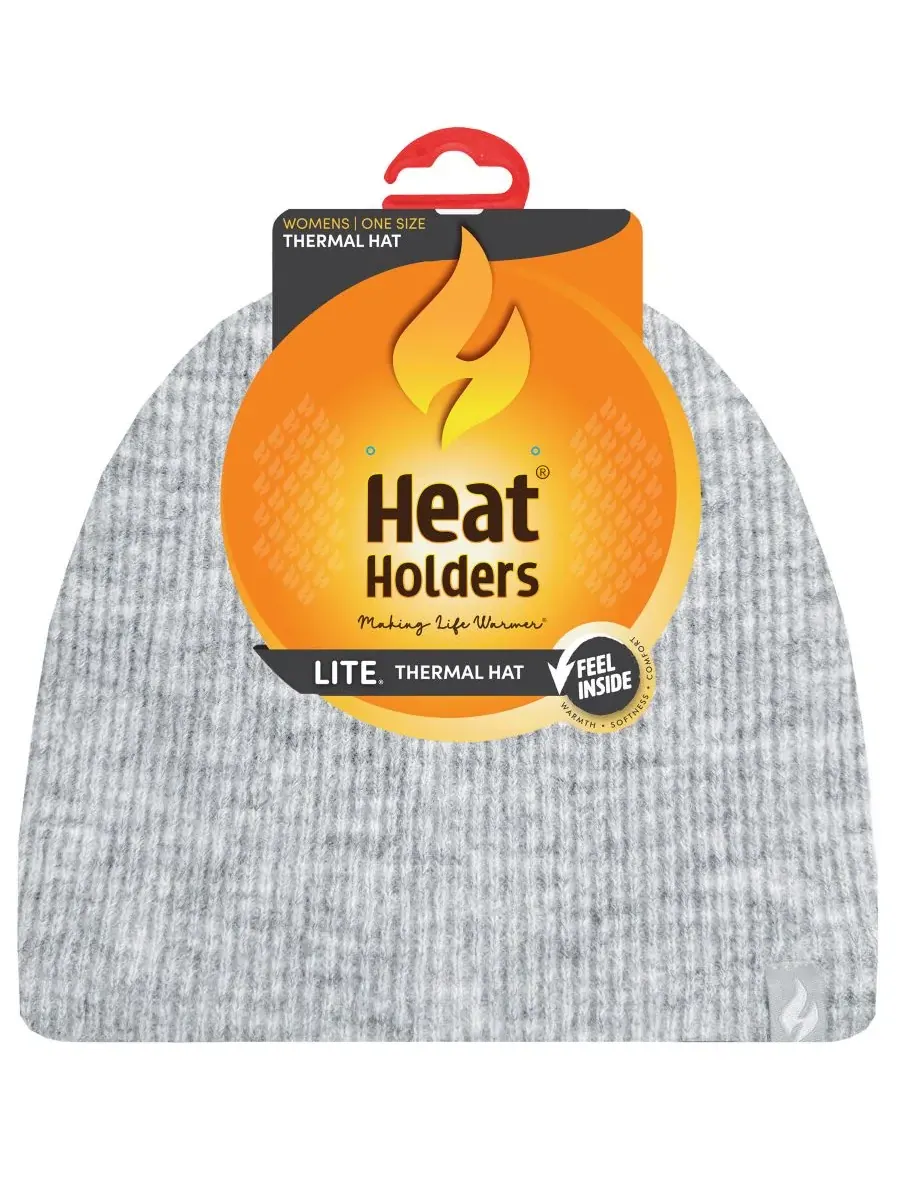 Шляпа Celeste Space Dyed Rolled Hat Heat Holders — изображение 2 из 3, светлый серый