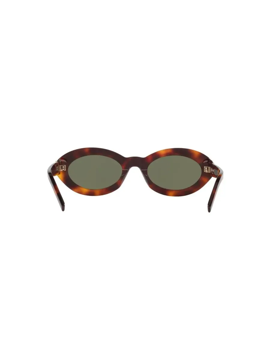 Женские овальные солнцезащитные очки, SL M136 YS000585 Saint Laurent — изображение 5 из 5, коричневый