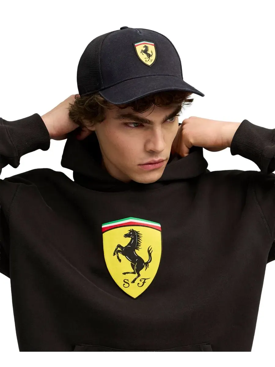 Мужская бейсболка Ferrari Puma — изображение 1 из 3, черный