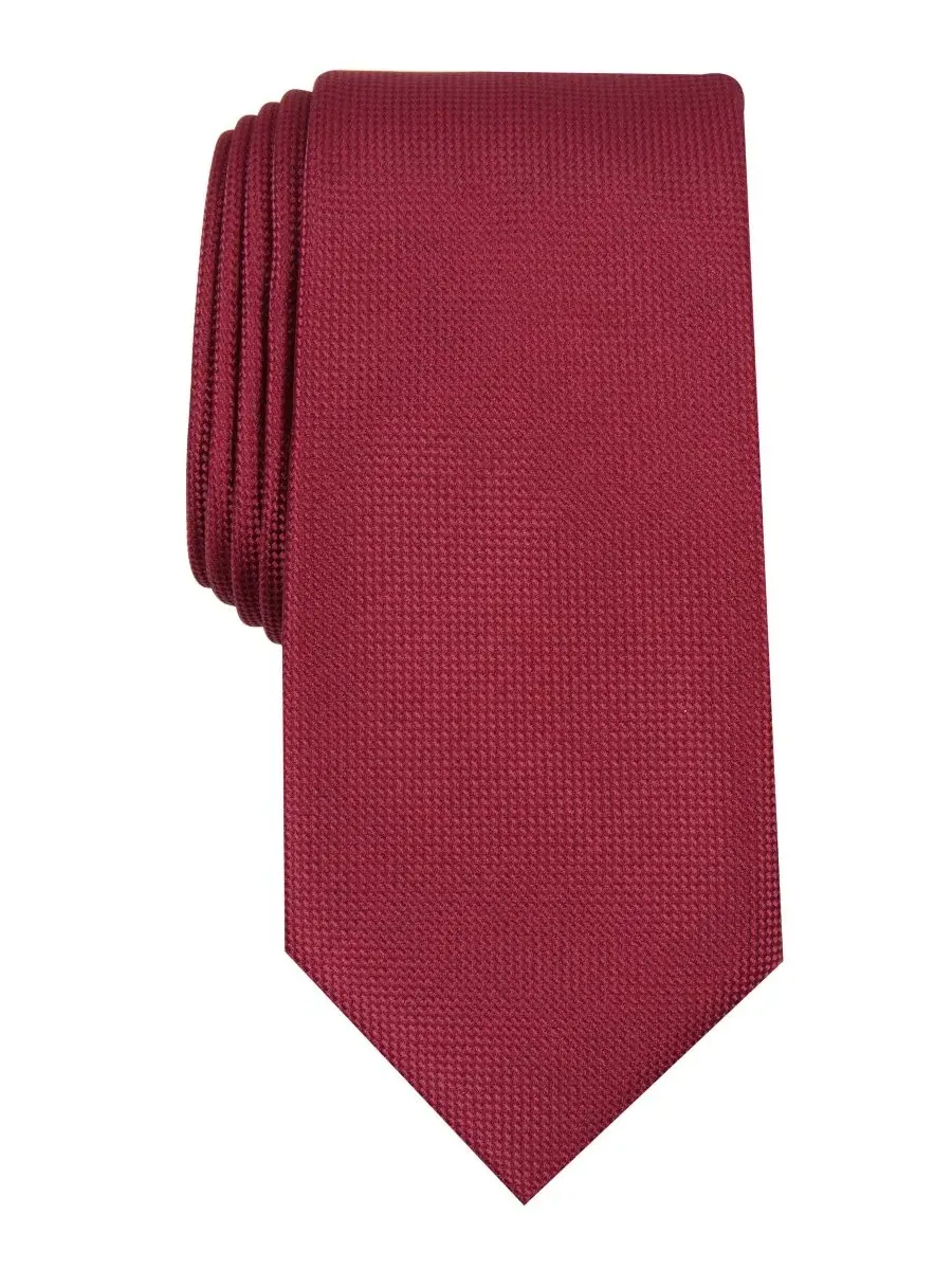 Мужской галстук-оксфорд из однотонной ткани Perry Ellis