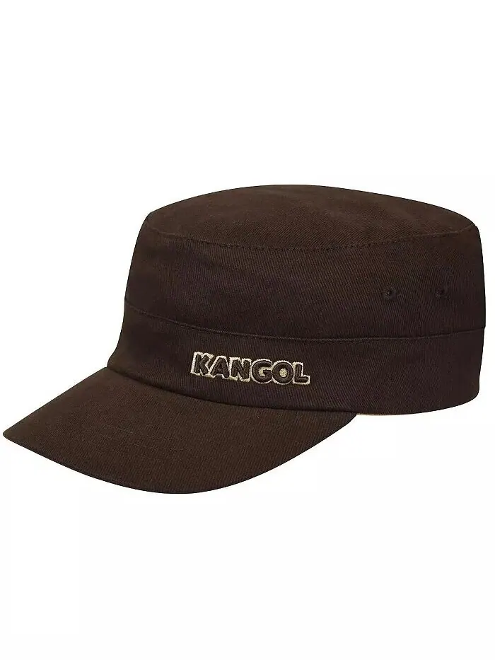 Мужская армейская кепка из хлопкового твила Kangol — изображение 1 из 2, коричневый