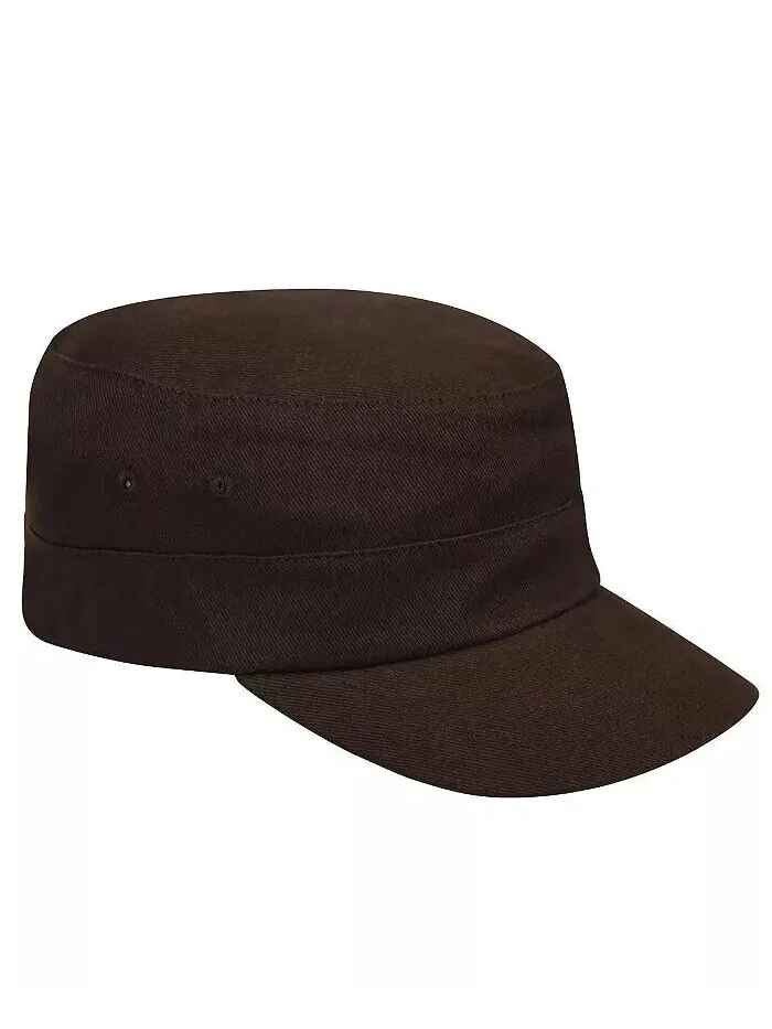 Мужская армейская кепка из хлопкового твила Kangol — изображение 2 из 2, коричневый