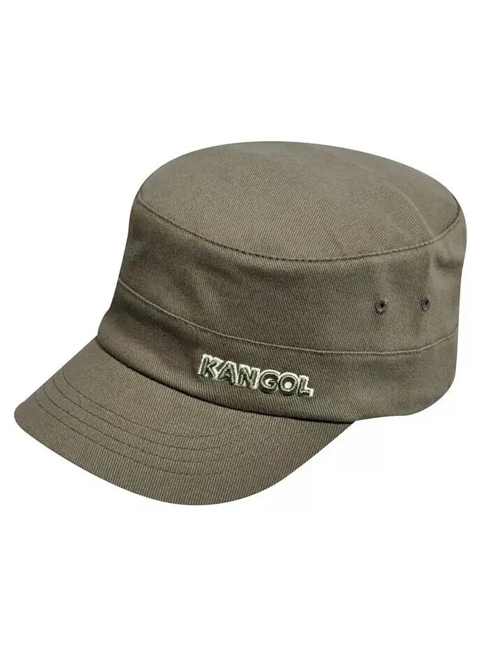 Мужская армейская кепка из хлопкового твила Kangol — изображение 1 из 2, зеленый