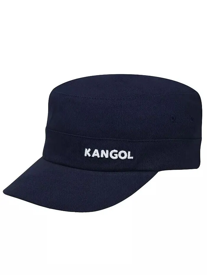 Мужская армейская кепка из хлопкового твила Kangol — изображение 1 из 2, темно-синий