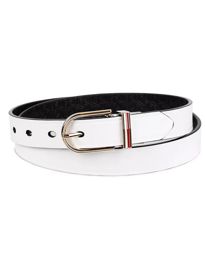 Ремень Women's Reversible Dress Casual Belt Tommy Hilfiger — изображение 1 из 5, белый черный