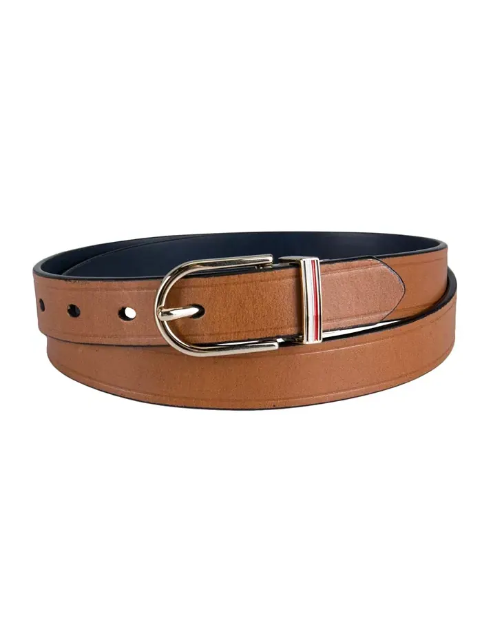 Ремень Women's Reversible Dress Casual Belt Tommy Hilfiger — изображение 1 из 8, бежевый темно-синий